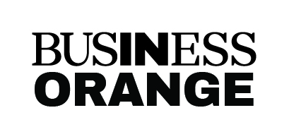 Business Orange Logo in Black